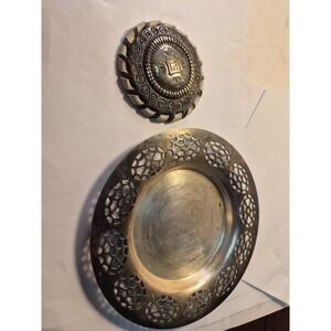 2 Pieces of Metal 1 Is Stamped Wm A Roger's Silver Plate  6 Inch